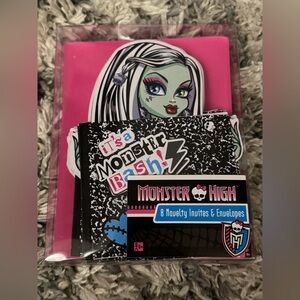 Monster High RARE 2012 NEW Novelty invites & envelopes MONSTER BASH!